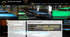 Desktop Screenshot of billardcenter-hangelar.de