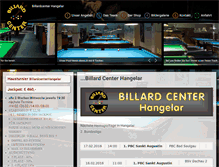 Tablet Screenshot of billardcenter-hangelar.de